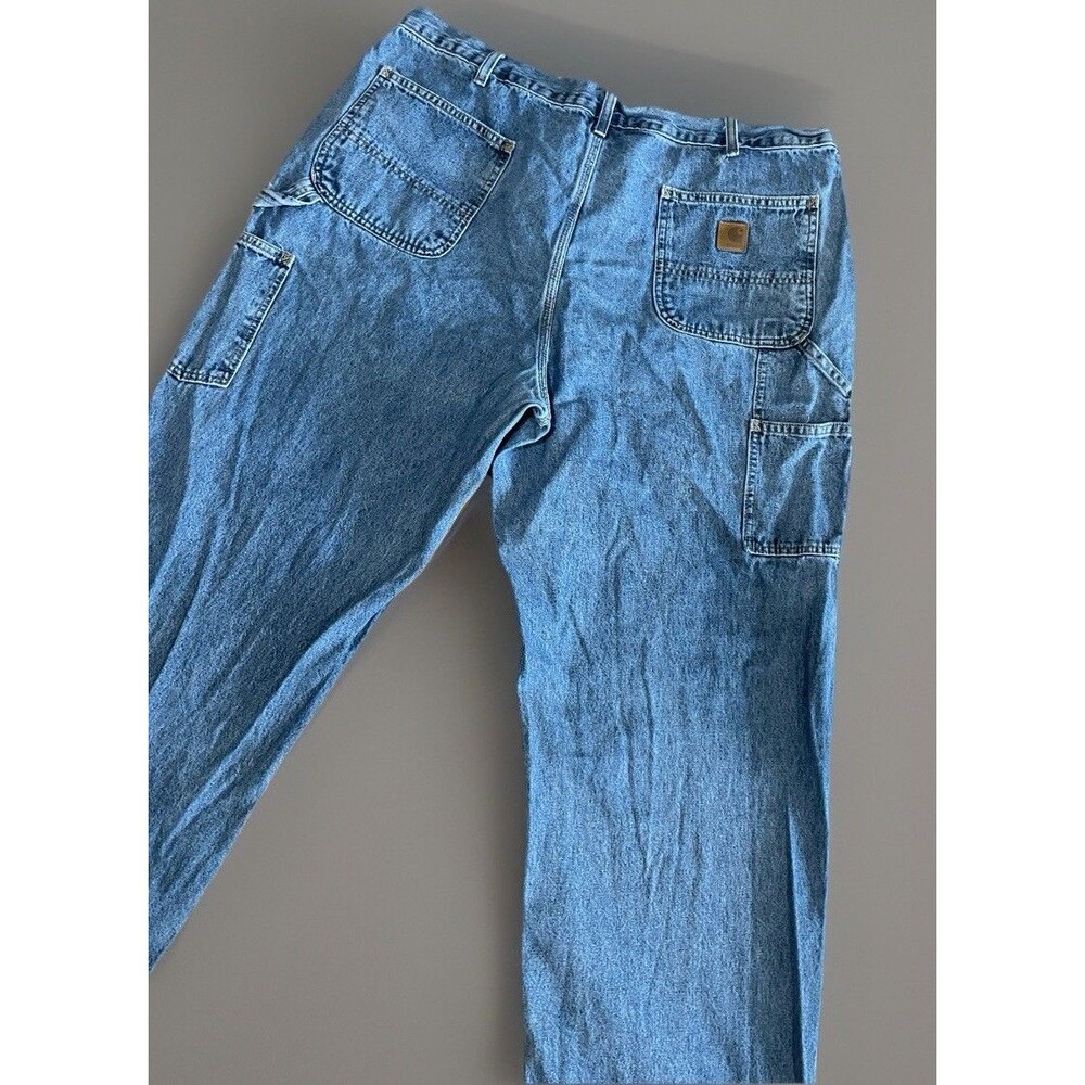 Carhartt B13 DPS Carpenter Jeans Mens 42x32 Loose Dungaree Fit Workwear Denim